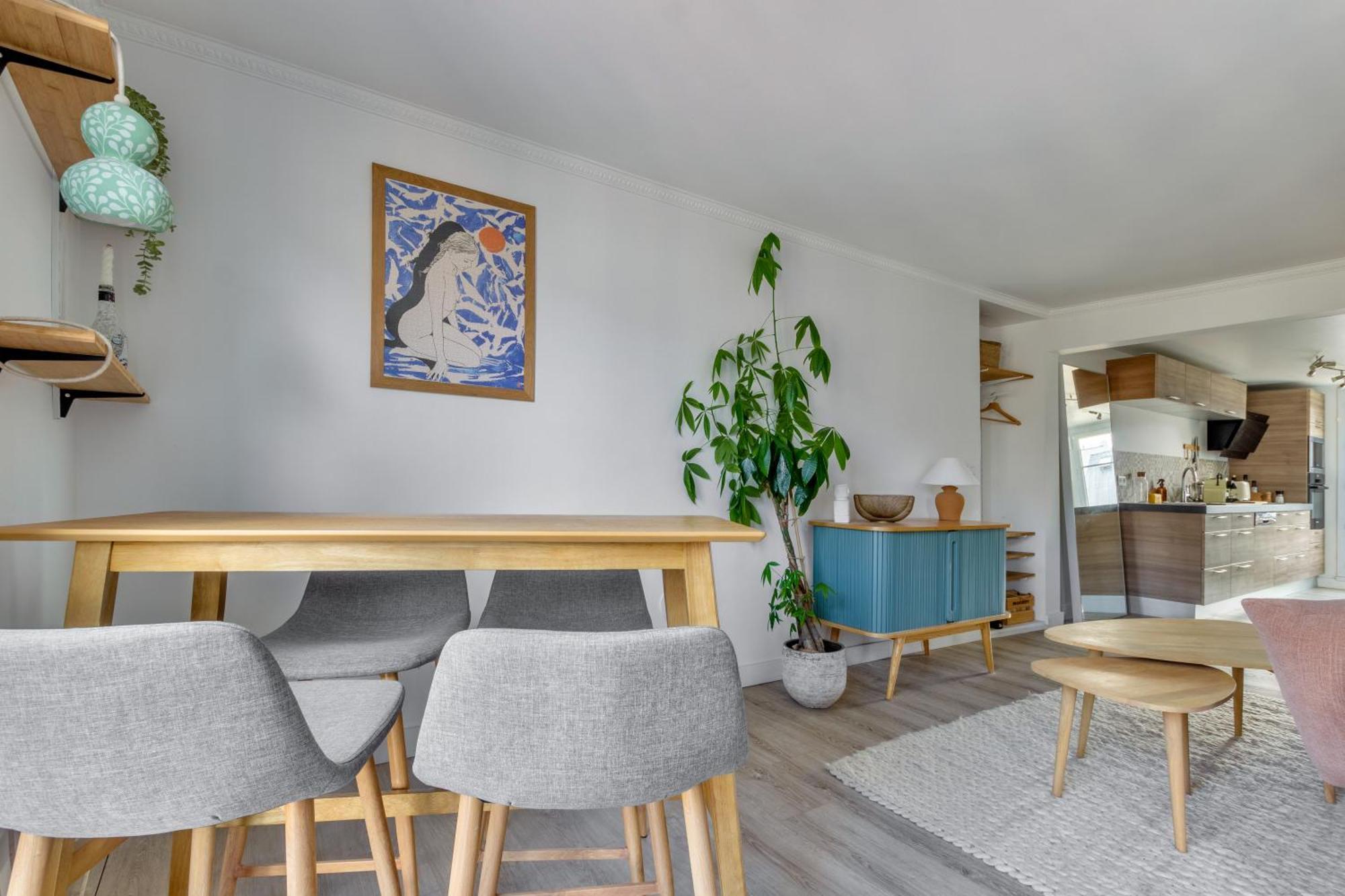 Faubourg St Martin - Canal Saint Martin Chaleureux Appartement *