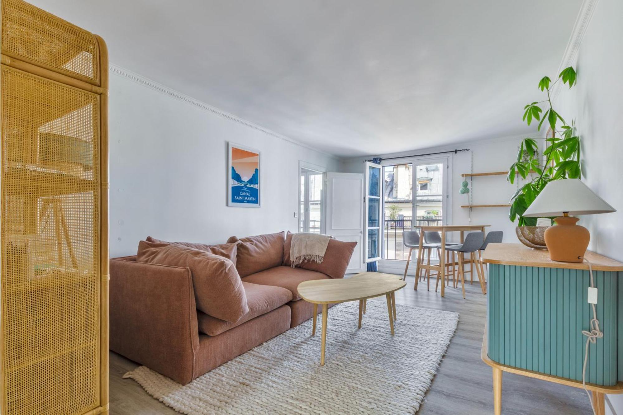 Appartement Faubourg St Martin - Canal Saint Martin Chaleureux Parijs