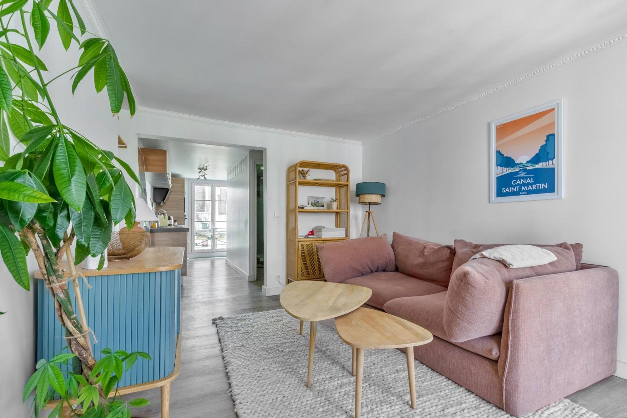 Appartement Faubourg St Martin - Canal Saint Martin Chaleureux