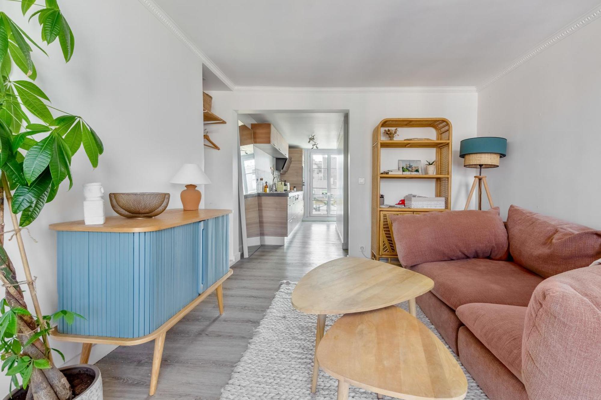 Faubourg St Martin - Canal Saint Martin Chaleureux Appartement
